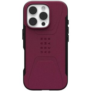 iPhone 16 Pro UAG CIVILIAN Series Deksel - MagSafe Kompatibel - Bordeaux
