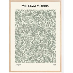 Bildverkstad William Morris - Larkspur 4 Plakat (21x29.7 Cm (A4))