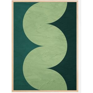 Bildverkstad Green Circles Plakat (30x40 Cm)