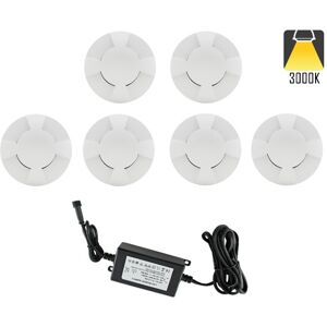 Np Terrassebelysning A2 30 X 1,5w Varmhvit Ip67 Hvit Dimbar