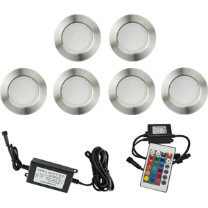 Np Terrassebelysning B5 6x0.3w Rgbw Ip67 Dimbar