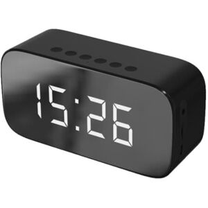 Setty GB-200 vekkerklokke med Bluetooth 5.0, svart