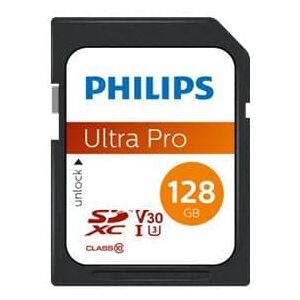 Philips FM12SD65B - Flashminnekort - 128 GB - Video Class V30 / UHS-I U3 / Class10 - SDXC UHS-I