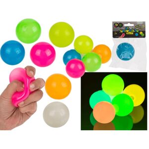 6-pack Stress Squeeze Ball XL Glow In The Dark