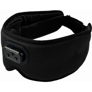 INF 3D-søvnmaske Bluetooth-sovehodetelefoner Sort