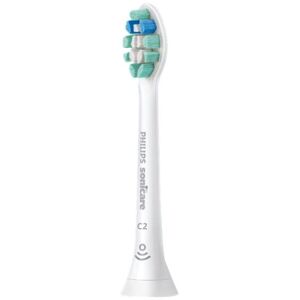 Philips Sonicare C2 HX9022 Optimal Plaque Defense - Ekstra tannbørstehode - for tannbørste - hvit (pakke med 2)