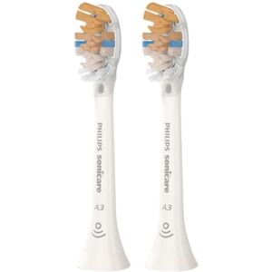 Philips Sonicare A3 Premium Alt-i-ett HX9092 - Ekstra tannbørstehode - for tannbørste - hvit (pakke med 2) - for Sonicare DiamondClean HX9391; Sonica