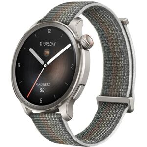 Amazfit Balance - Aluminiumslegering - smartklokke med stropp - nylon - håndleddstørrelse: 150-210 mm - display 1.5" - Bluetooth, Wi-Fi - 35 g - soln