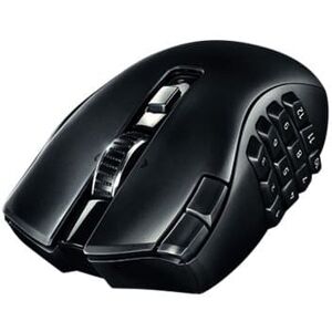 Razer Naga V2 HyperSpeed - Mus - ergonomisk - høyrehendt - optisk - 21 knapper - trådløs - Bluetooth, 2.4 GHz - USB trådløs mottaker