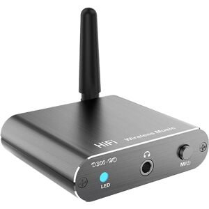 NÖRDIC Bluetooth 5.2 Mottaker, HiFi AUX Optisk Koaksial Utgang, Trådløs Lydadapter for Hjemmestereo, Hodetelefoner og Høyttalere