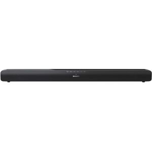 Sharp HT-SB100 - Lydplanke - trådløs - Bluetooth 5.1 - skinnende svart (grillfarge - svartblank finish)