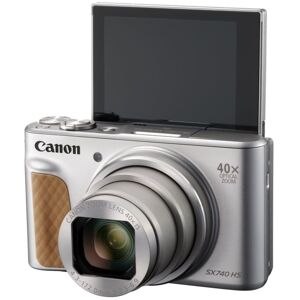Canon PowerShot SX740 HS - Digitalkamera - kompakt - 20.3 MP - 4K / 30 fps - 40optisk x-zoom - Wireless LAN, Bluetooth - sølv