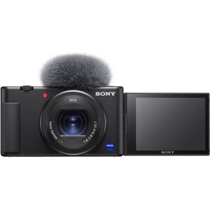 Sony VLOGCAM ZV-1A - Digitalkamera - kompakt - 20.1 MP - 4K / 30 fps - 2.7optisk x-zoom - ZEISS - Wi-Fi, Bluetooth - svart