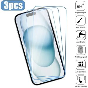 Apple 3-pack iPhone 15 Pro Max Comprehensive Screen Protector HD herdet glass