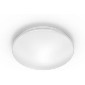 Philips Funksjonell Moire-taklampe, 6 W, LED, Ikke-utskiftbare pærer, 4000 K, 640 lm, IP20, Hvit