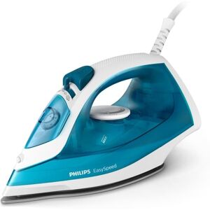 Philips EasySpeed GC1744/20, Tørr & dampstrykejern, Anti-klebende, 1,9 m, 90 g/min, Blå, Hvit, 25 g/min