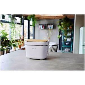Philips Series 5000 HD2640 Eco Conscious Edition - Brødrister - 2 skive - 2 Spor - silkehvit matt