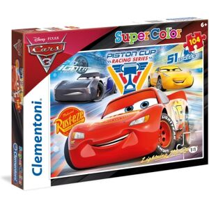 Clementoni Cars 3, 104 stykker, Tegneserier, 6 år