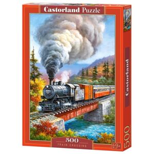 Castorland Train Crossing 500 pcs Puslespill 500 stykker Kjøretøy