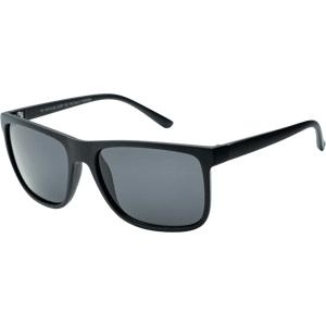 003 Waye Polarized Matt Black Frame W Polarized Green Lens, solbriller, unisex Matt Black/Green