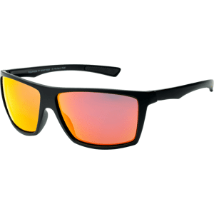 023 Waye Polarized Matt Black W Polarized Red Multi, solbriller, unisex Matt Black/Red Multi