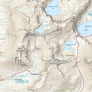 Calazo Høyfjellskart Romsdalen Isfjorden & Eresfjord 1:25 000