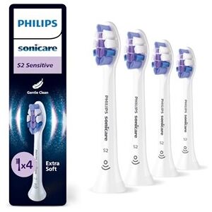 Philips Sonicare Brushhead S2, 4 pack, White