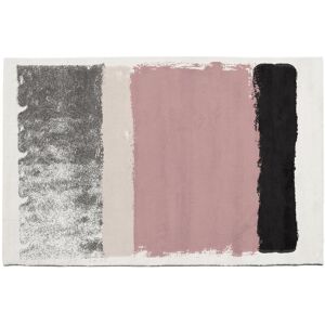 Vente-unique Tapete 160x230 cm cor-de-rosa, cinza e branco - CAMDEN