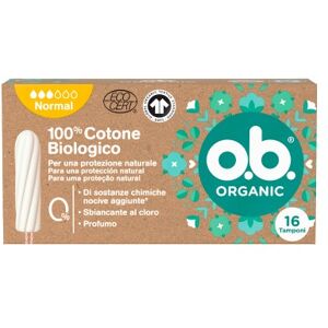 O.B. Organic Normal Tampão 16 unidades