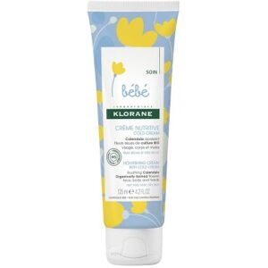 Klorane Calêndula BIO Creme Nutritivo com Cold Cream bebé pele seca a muito seca 125ml