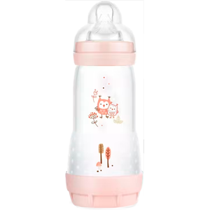 Mam Biberão Anti-Cólicas Matt Rosa +4M 320ml