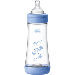 Chicco Biberão Perfect5 Fluxo Rápido 300ml Azul
