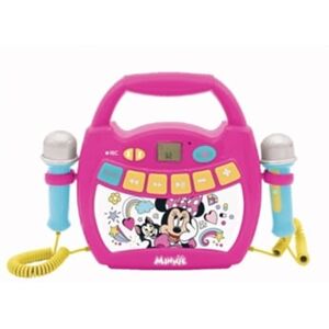 Lexibook Alto-Falante Bluetooth Minnie Mouse com Efeitos de Luz Microfone e Bateria Recarregável