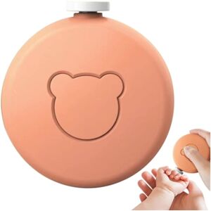 Anmi Cortador de unhas elétrico para bebês, seguro e silencioso, moagem para recém-nascidos, laranja.