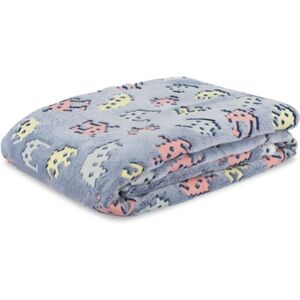 Jyoko Manta de Inverno 200 x 155 cm para Bebé Neon Invaders Cinzento
