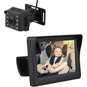 Yuysan Monitor de Carro para Bebê Câmera de Monitor 1080P para Assento Traseiro Do Bebê
