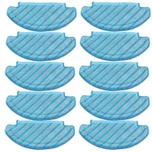 Anmi Pacote Com 10 Panos De Esfregão Para Aspirador De Pó Robô Ecovacs Deebot Ozmo T8 Aivi T8 Max E T8 Series/ T9 Series/ N8 Pro Plus/ N8 Pro