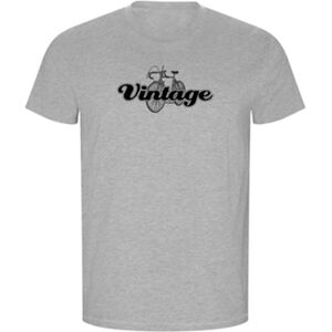 Kruskis T-Shirt Vintage de Homem para Ciclismo Eco Cinzento (S)