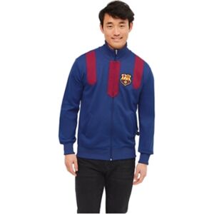 Barca Suéter Meio Zíper Vintage Azul XL Homem BARÇA