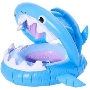 Eifson Boia Inflável Para Bebê, Para Crianças De 1 A 4 Anos, Shark (toldo Removível)