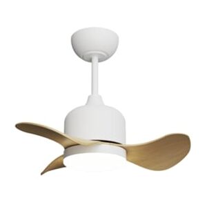 Sulion Ventilador De Teto Com Luz E Alto Falante Bluetooth Branco Lily