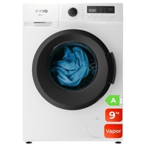 Evvo Máquina De Lavar Terra 9 Com Carregamento Frontal De 9 Kg, 1350 Rpm, Classe Energética A, Motor Inversor, 15 Programas