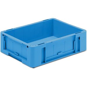 kaiserkraft Recipientes empilháveis Euronorm, CxLxA exterior 400 x 300 x 120 mm, azul, embalagem 6 unid.