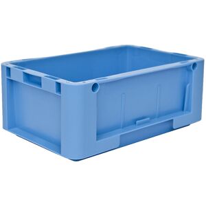 kaiserkraft Recipientes empilháveis Euronorm, CxLxA exterior 300 x 200 x 120 mm, azul, embalagem 12 unid.