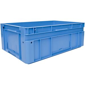 kaiserkraft Recipientes empilháveis Euronorm, CxLxA exterior 600 x 400 x 220 mm, azul, embalagem 2 unid.