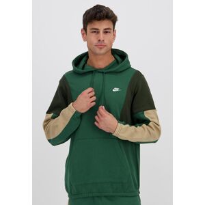 Nike Block - Verde - Sweatshirt Capuz Homem tamanho XS