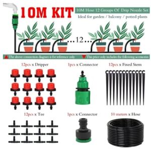 Northix Sistema de Irrigação para 6 Plantas Kit Completo