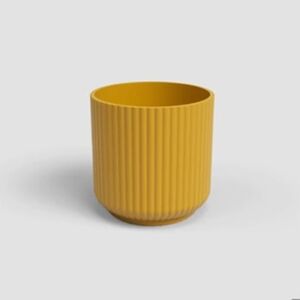 Artevasi Vaso Redondo Faiança 15cm Amarelo emb. 1 un
