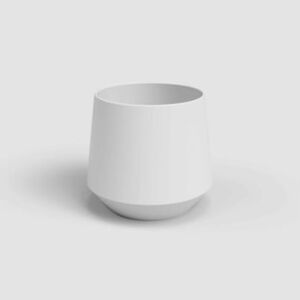 Artevasi Vaso Redondo Faiança 14cm Branco emb. 1 un
