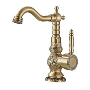 Oem Torneira De Pia, Acabamento Vintage, Design Clássico,latão Antigo